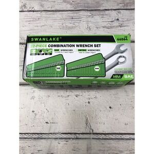 SWANLAKE 32pc Wrench Set SAE & Metric 1/4-1" & 7MM-22MM